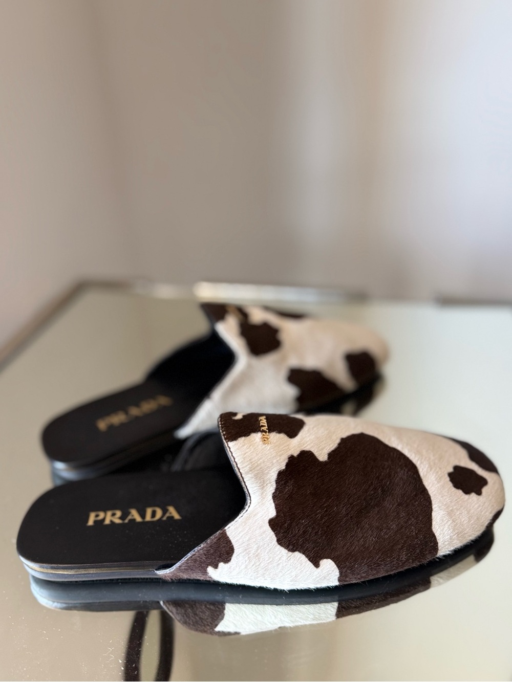 New Prada Calf hair mules 39.5 $1,220 - Picture 10 of 10